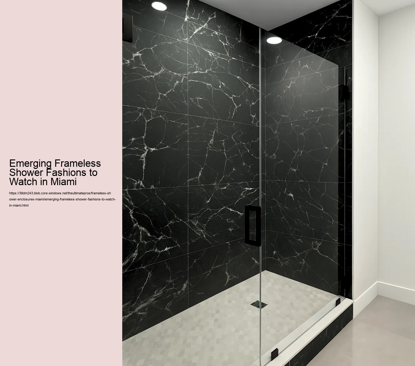 Emerging Frameless Shower Fashions to Watch in Miami