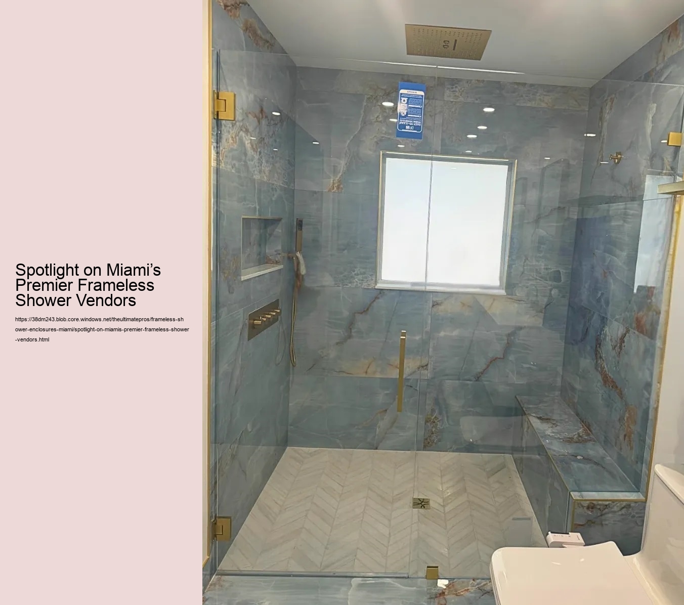 Spotlight on Miami’s Premier Frameless Shower Vendors