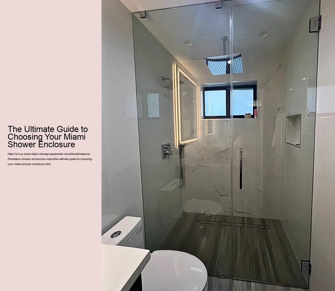 The Ultimate Guide to Choosing Your Miami Shower Enclosure