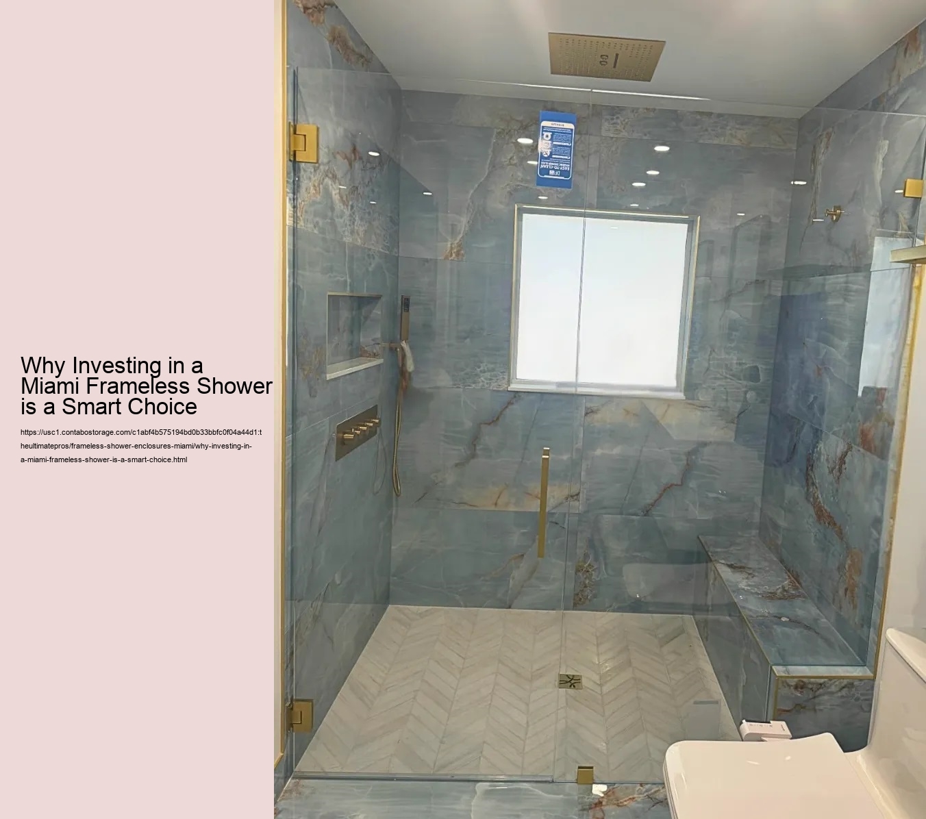Why Investing in a Miami Frameless Shower is a Smart Choice